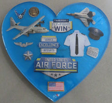 Load image into Gallery viewer, Heart Resin USA Air Force #59
