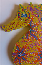 Load image into Gallery viewer, Wall Art Sea LIfe Mandala Yellow Seahorse #60
