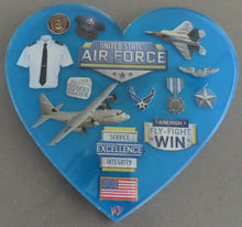 Load image into Gallery viewer, Heart Resin USA Air Force #59
