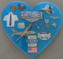 Load image into Gallery viewer, Heart Resin USA Air Force #59
