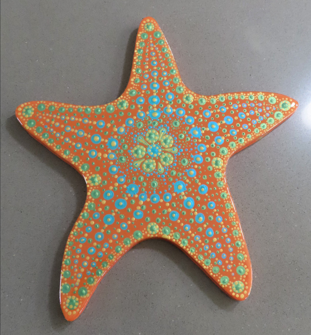 Wall Art Sea Life Mandala Starfish #69