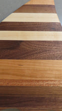 Load image into Gallery viewer, Wood Crafted Mixed Woods Sailboat Cutting Board #5
