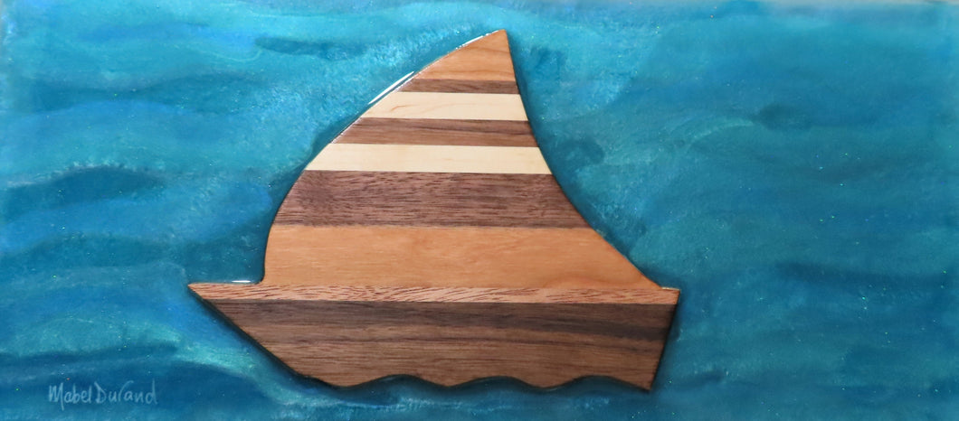 Charcuterie Serving and Sailboat Cutting Board Bora Bora #12